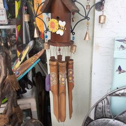 Cool Decorative Bamboo Wind Chime Make A Great Gift For Mother's Day Today
