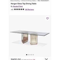 Hergen Glass table 