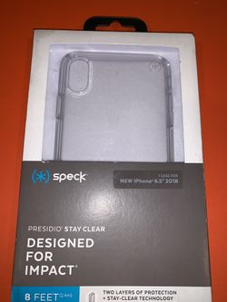 Speck clear iphone XS case for 6.5 2018