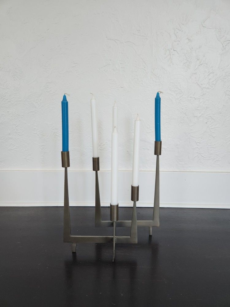 CB2 Brass Candle Holder