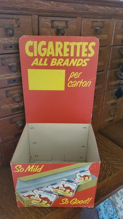 Vintage camel cigarette store display