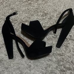 black heels