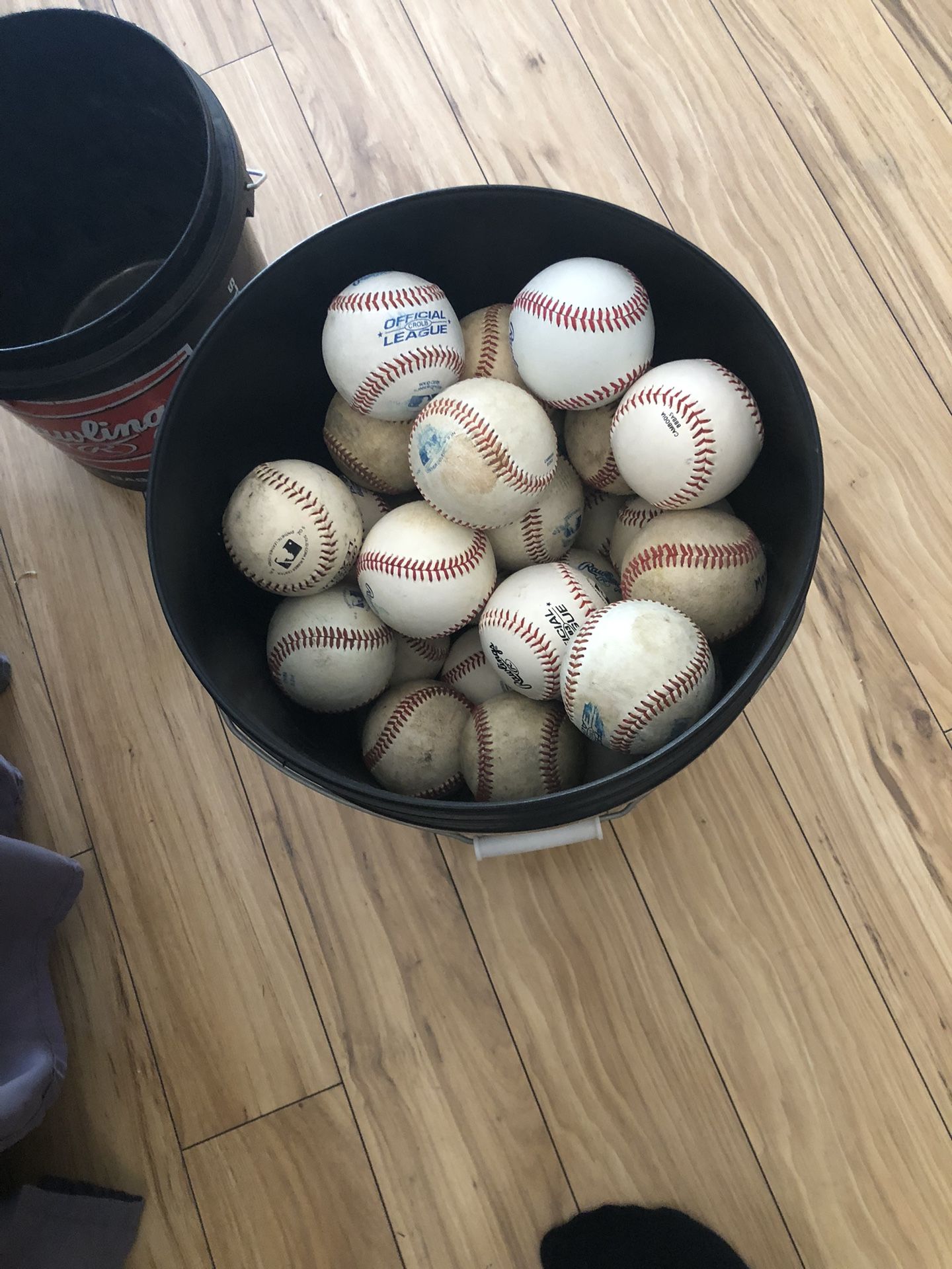 45 Used Leather Baseballs