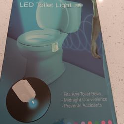 New Motion Activated LED Toilet Light