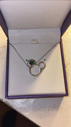 Disney emerald necklace