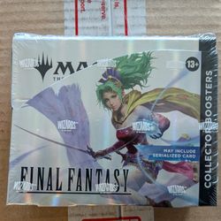 Final Fantasy Magic The Gathering Sealed Collector Booster Box Display