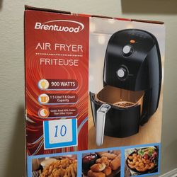 Brentwood 1.5L Airfryer, New-In-Box 