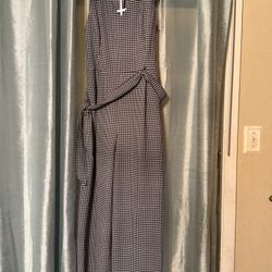 Calvin Klein Black & White Jumpsuit 