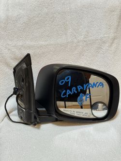 2009 Dodge Caravan Passenger Side Mirror Assembly – Heated – Burgundy - US Auto