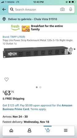 Tripp Lite Power Strip Rackmount Metal