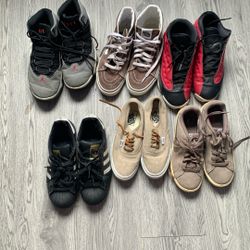 Nike, Vans, Jordan’s And Adidas 