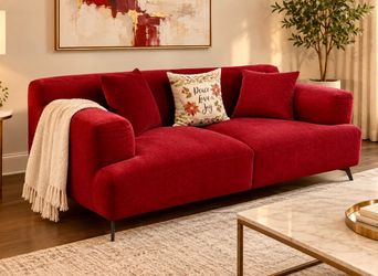 NEW LOVESEAT RED VELVET 70x38