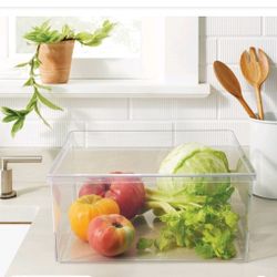 6"x 14.5"x 13.1" Storage Bin Clear 