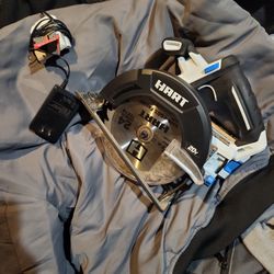 Hart 20V 6-1/2 inch cordless circular saw.