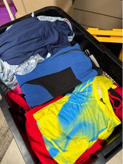 Big box of woman clothes