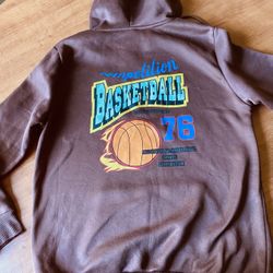 New Brown Hoodie Size S
