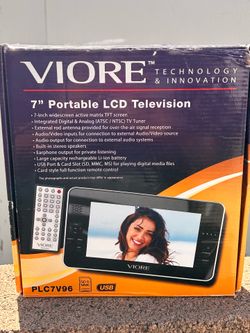 VIORE 7” portable LCD Television
