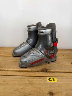 Dalbello SX 1.7 Junior Ski Boots Silver Grey Size 21.5 Mondo (251mm BSL)