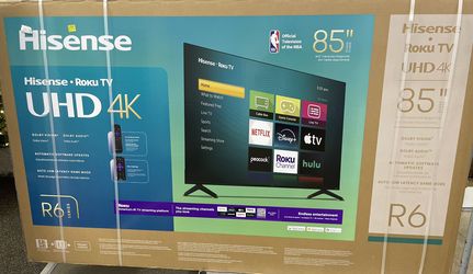 Hisense 85” 4K Roku TV (NEW)
