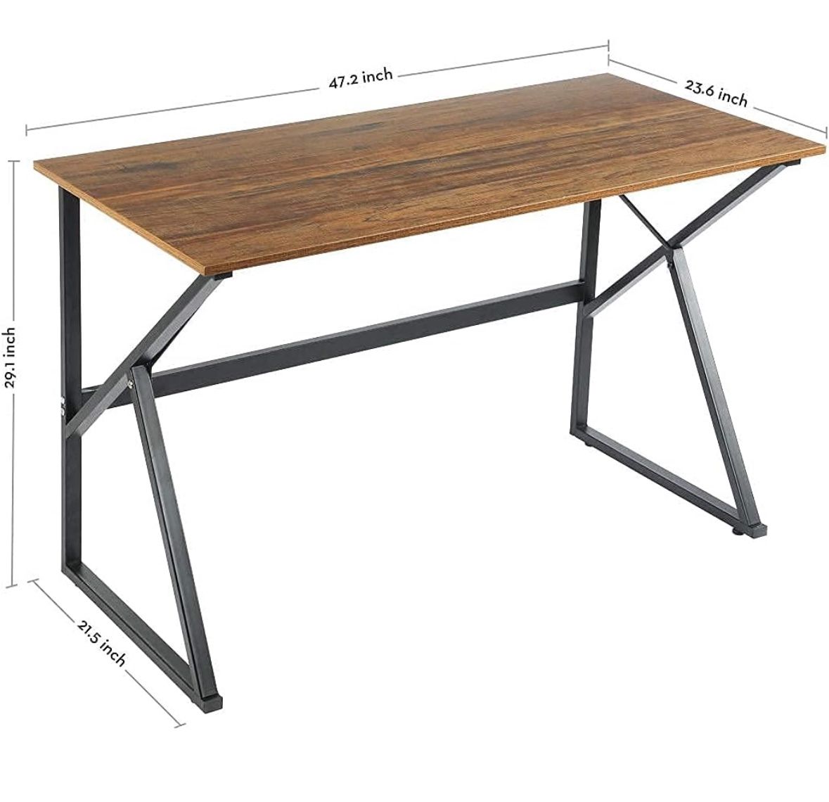2 Office Desks, Wood With Black Legs,All Products : American Fashion Style Bags On Sale