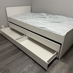 Twin Bed Would Pull Out  Drawers