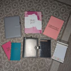 Random Assortment Of Cute Stationary & Binders 