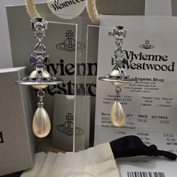 Vivienne Westwood Pearl Drop Earrings