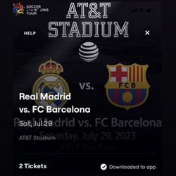 Real Madrid Vs. FC Barcelona Tickets 