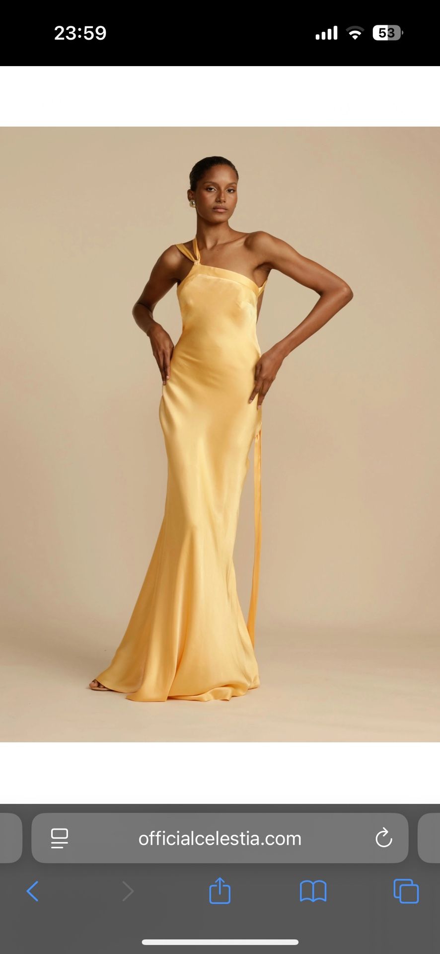 Celestia Dress Yellow