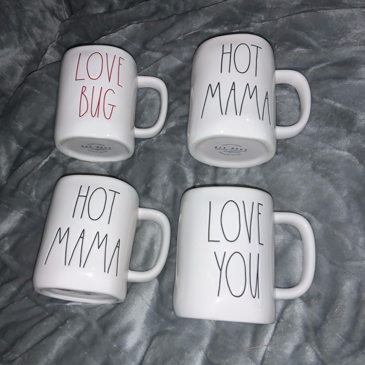 Rae Dunn lot of 2x new release VALENTINES DAY MUGS