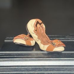 Burberry Leather Ballet Flats