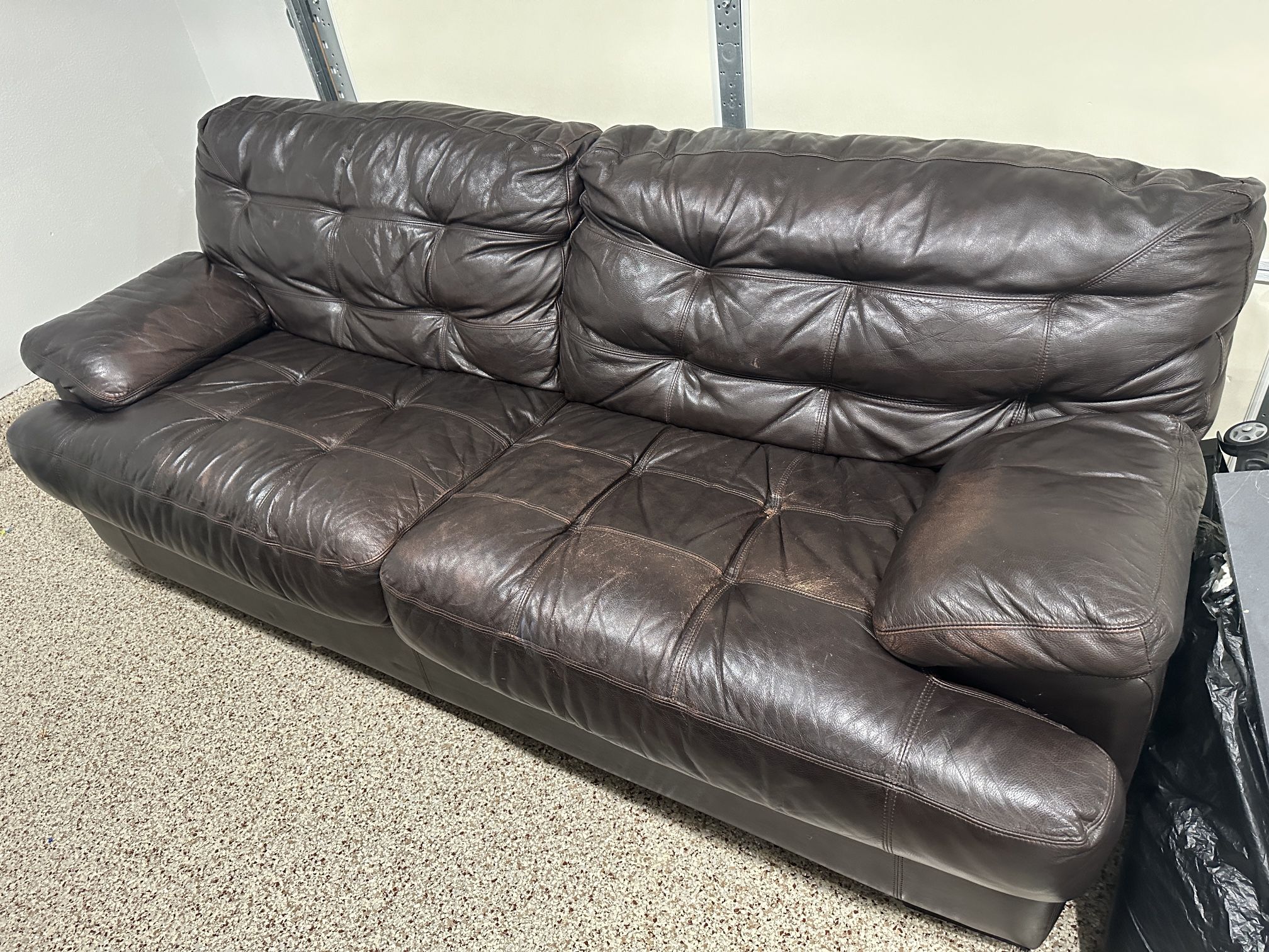 Black Leather Couches