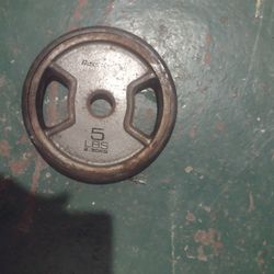 5lb Weight Plate Rubber Coated 