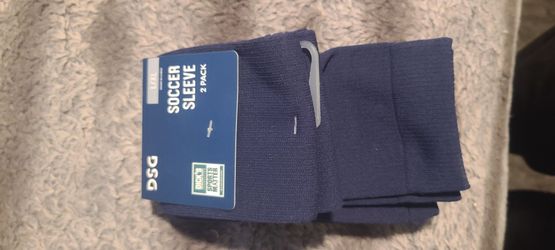 Dicks soccer sleeve blue new size L/XL