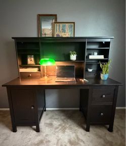 IKEA HEMNES Desk with Hutch