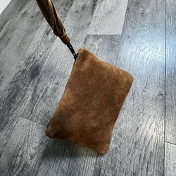 VINTAGE CAMEL COLOR CLUTCH PURSE 