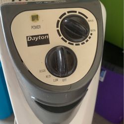 Dayton Electric Oil Filled Heater Radiant Gray