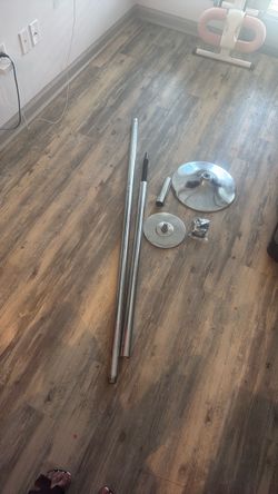 Chrome Dance Pole with Hardware