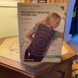 Sharper Image Massaging Weighted Heating Pad