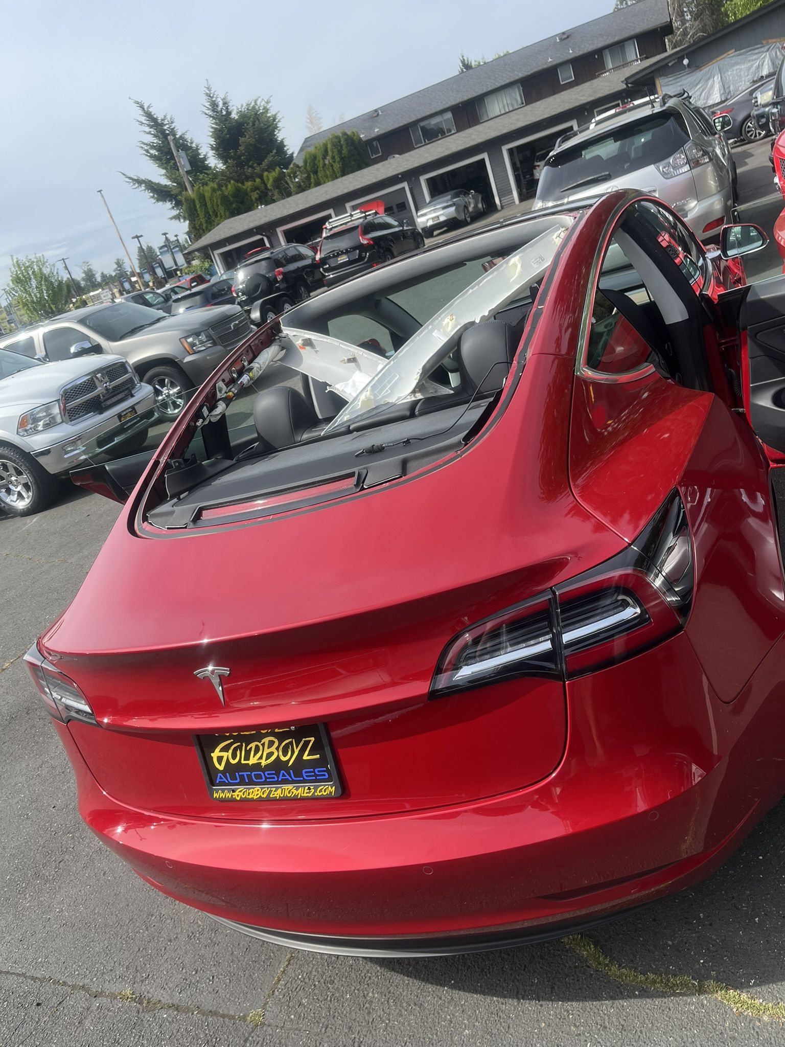 Tesla Model 3 Rear Windshield
