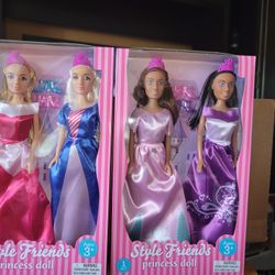 🙂PRINCESS DOLLS  1 SET FOR $8 OR BOTH SETS FOR $15
