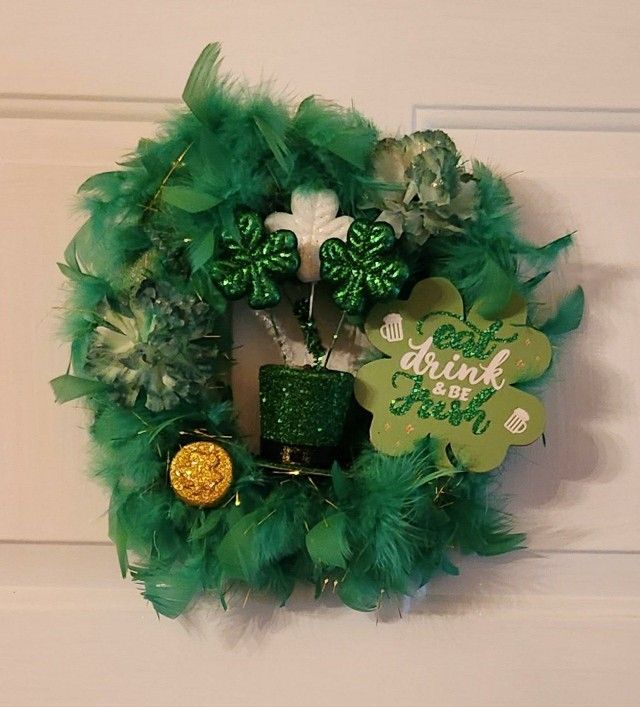 St Patrick's day Wreath