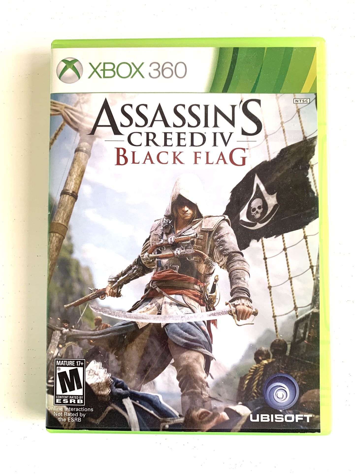 XBOX 360 ASSASSINS CREED  BLACK FLAG VIDEO GAME 