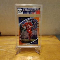 Panini Absolute Orange Mosaic Number Out Of 149 Josh Allen Graded A 95