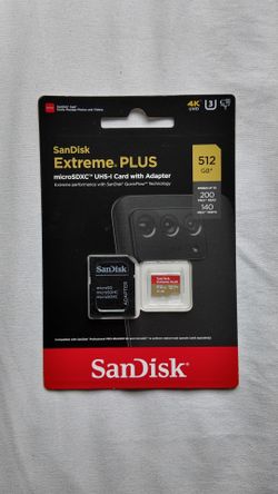 SanDisk Extreme PLUS 512GB Micro SD Card