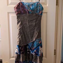 Des Filles A La Vanille French Designer Dress - Large 