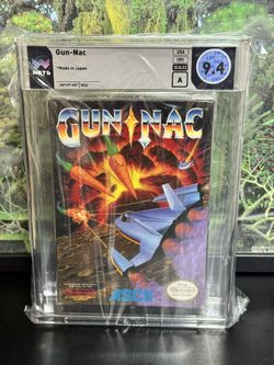 9.4 A Seal Wata NEW SEALED Gun-Nac Nintendo NES Game!