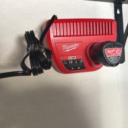 Milwaukee M12 Charger And Battery