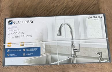 Glacier Bay Hemming Touchless Pull-Down Kitchen Faucet – NEW
