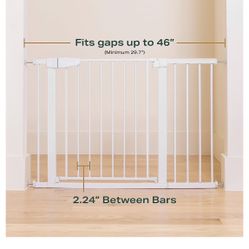 Cumbor 29.7-46" Auto Close Baby Gate
